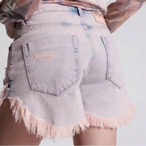 Free People x One Teaspoon Frankies - Pink Haze